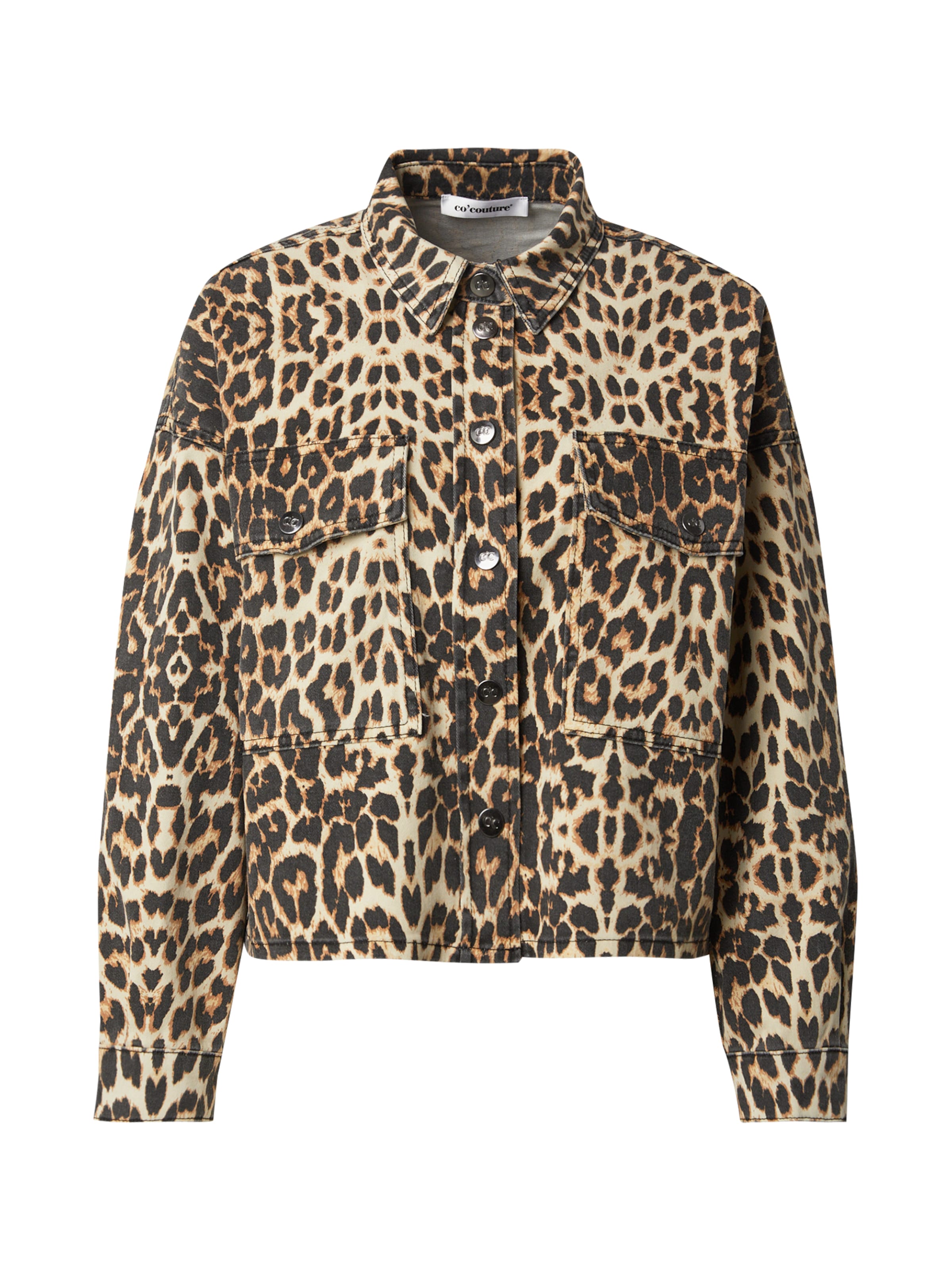 Veste mi-saison 'Leo' co'couture en vert : devant