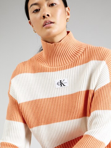 Calvin Klein Jeans Sweater in Orange