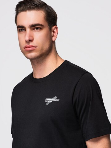 Ombre Shirt in Zwart