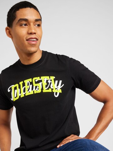 DIESEL - Camiseta 'JUST-N10' en negro