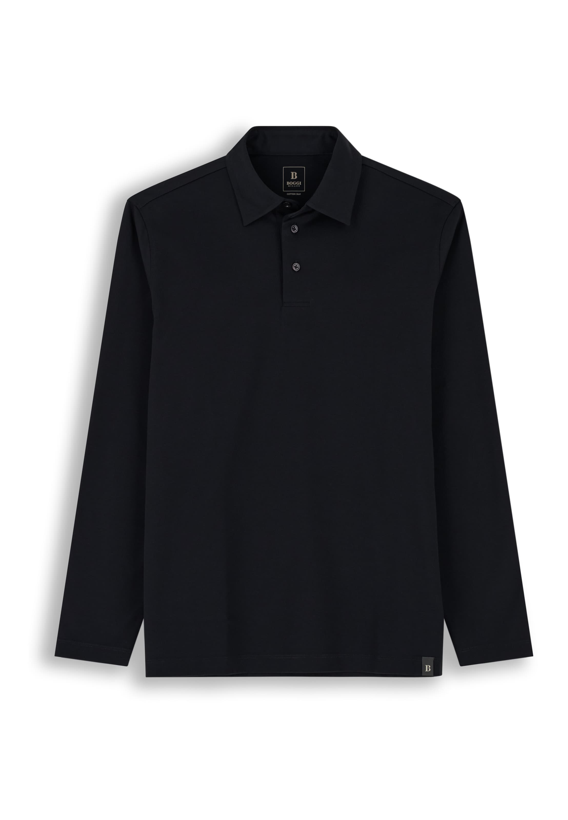 Boggi Milano Shirt in Zwart: voorkant