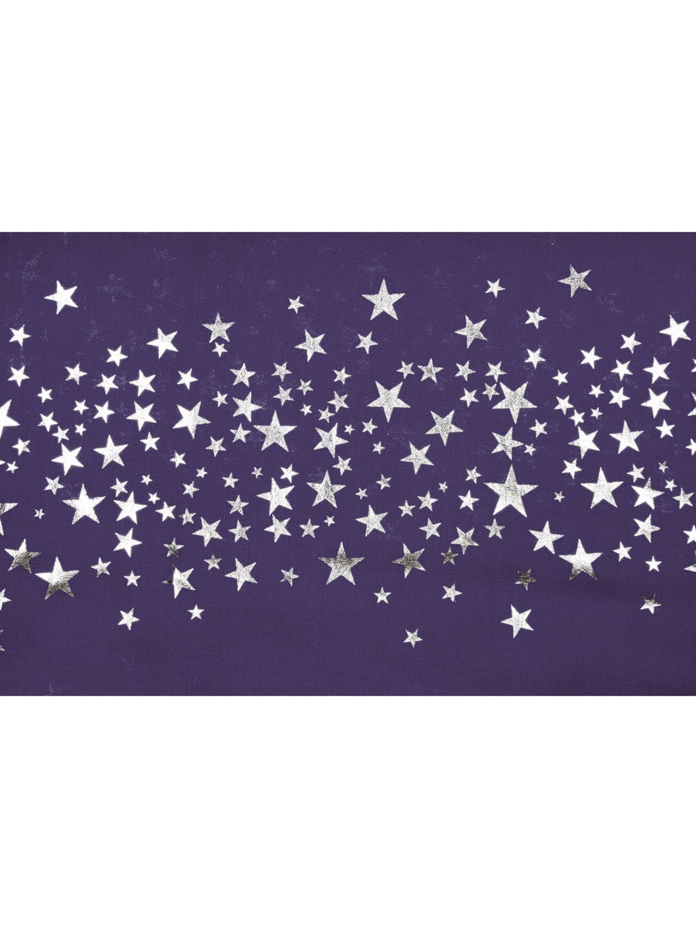 styleBREAKER Loop scarf 'Loop Schal mit Metallic Sterne Print' in Blue