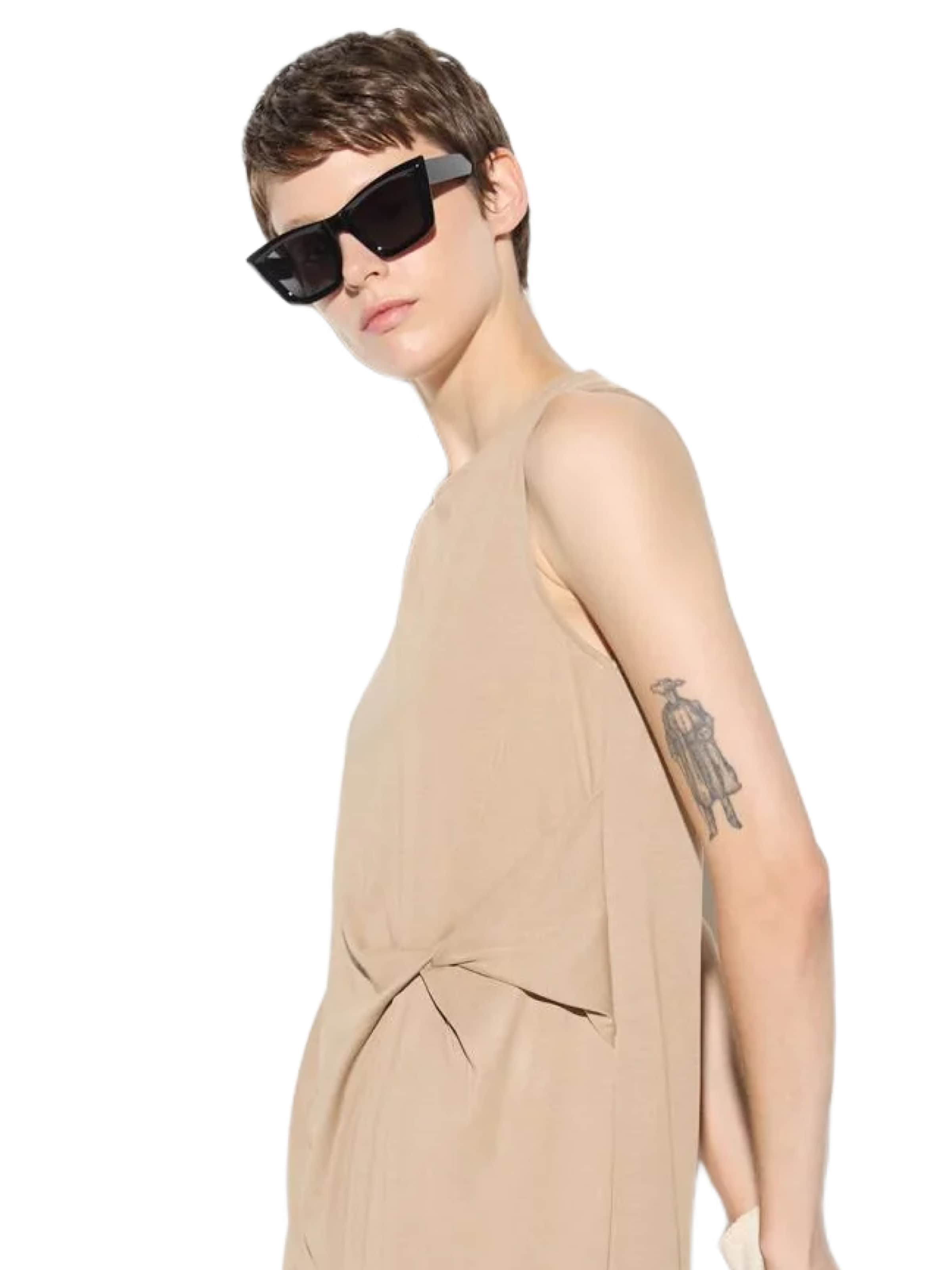 No Matter What Dress in Beige