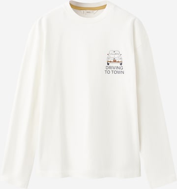 MANGO KIDS Paita 'DRIVING' värissä valkoinen: etupuoli