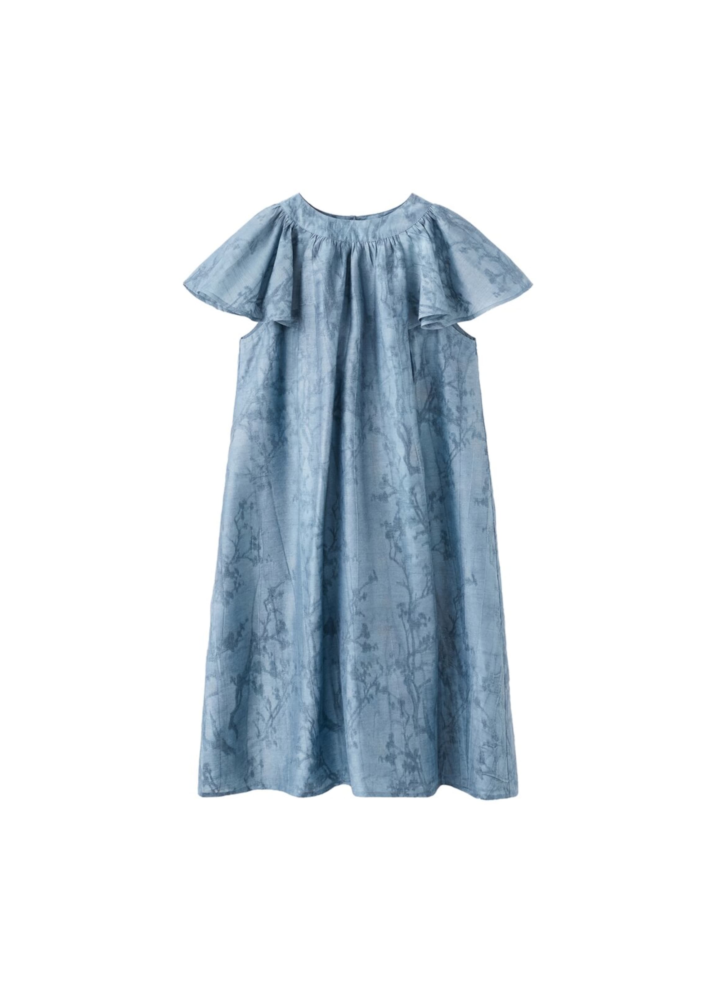 MANGO KIDS Kleid 'Sofia' in Blau: Vorderseite