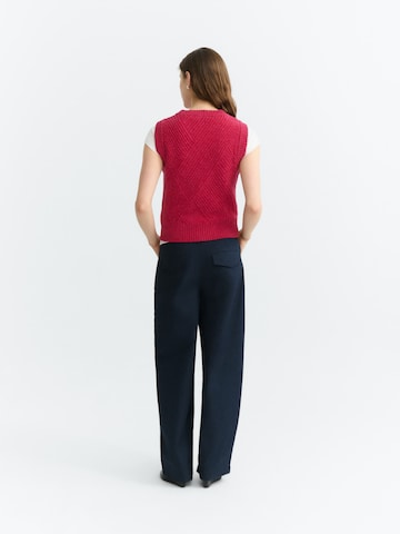 Thinking MU Sweter 'KAIA' w kolorze czerwony: tył