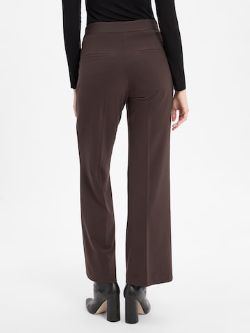 Cambio Wide leg Pantalon 'Ava' in Bruin