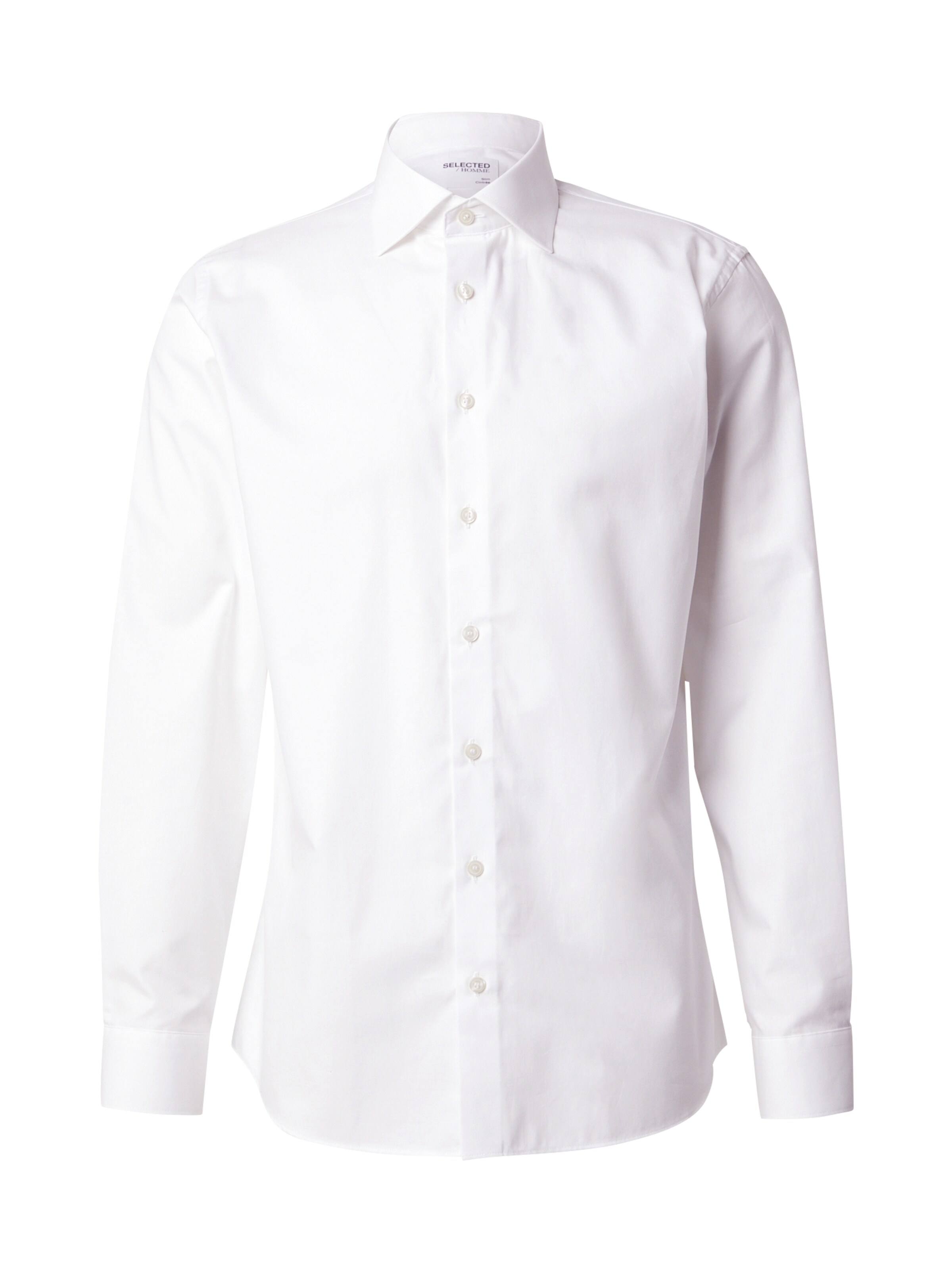 SELECTED - Camisa 'SLHETHAN' en blanco: frente
