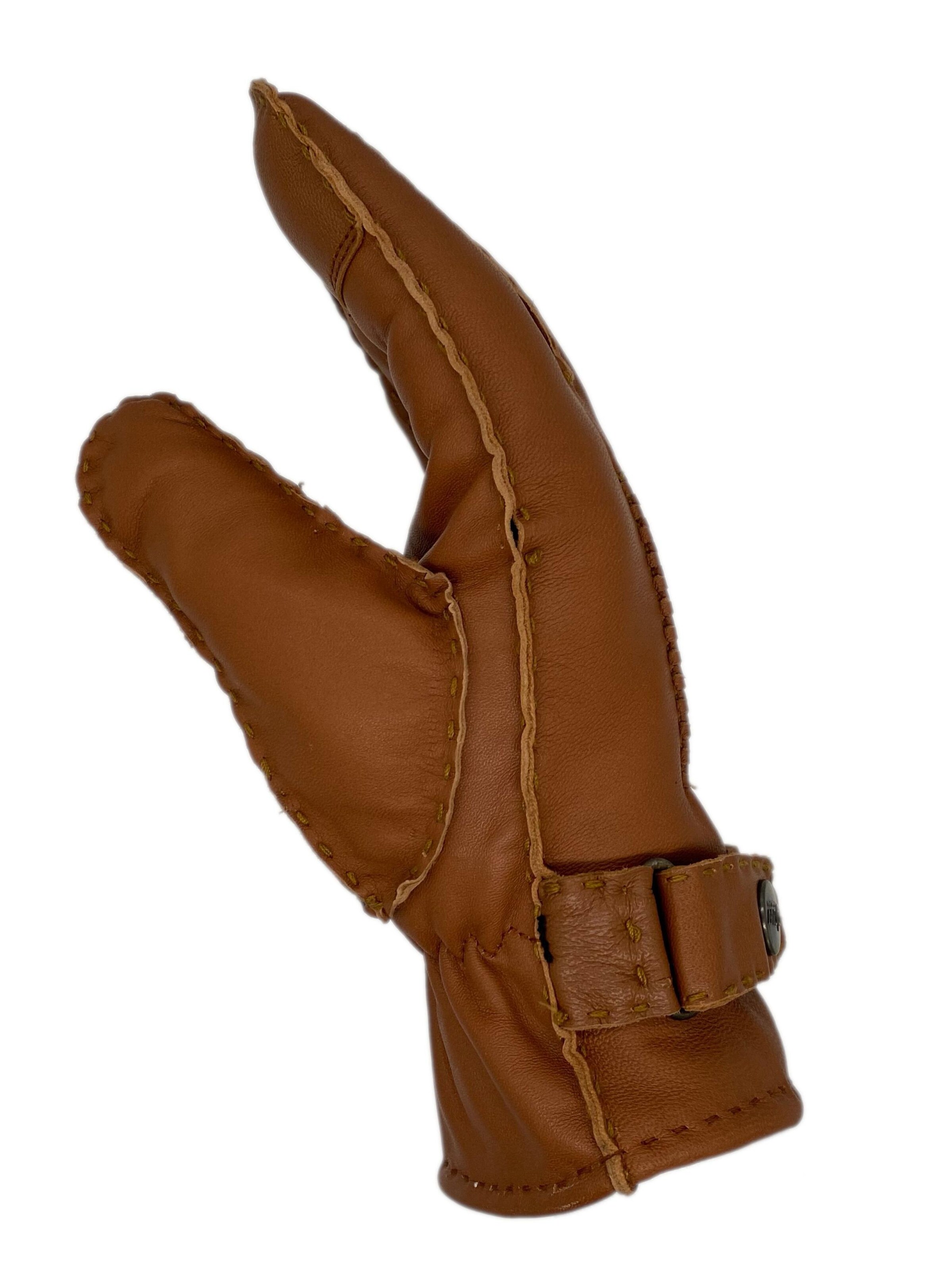 Glow Hamburg Fingerhandschuhe 'FW01-04XX-1'‌‌‌‌‌‌‌ in Braun