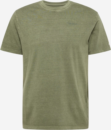 T-Shirt 'Jacko' Pepe Jeans en vert : devant