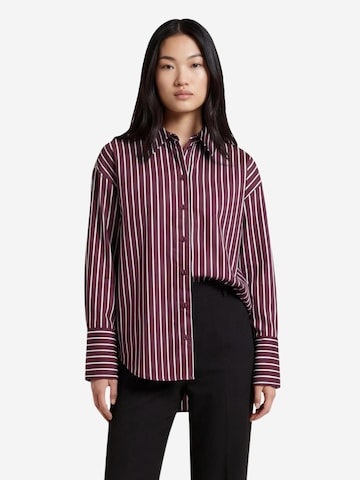 Camicia da donna 'JDYSERENA L/S SHIRT WVN 15380444' di Jaqueline de Yong in rosso: frontale