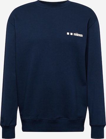 minimum Sweatshirt 'LOGI' in Blau: predná strana