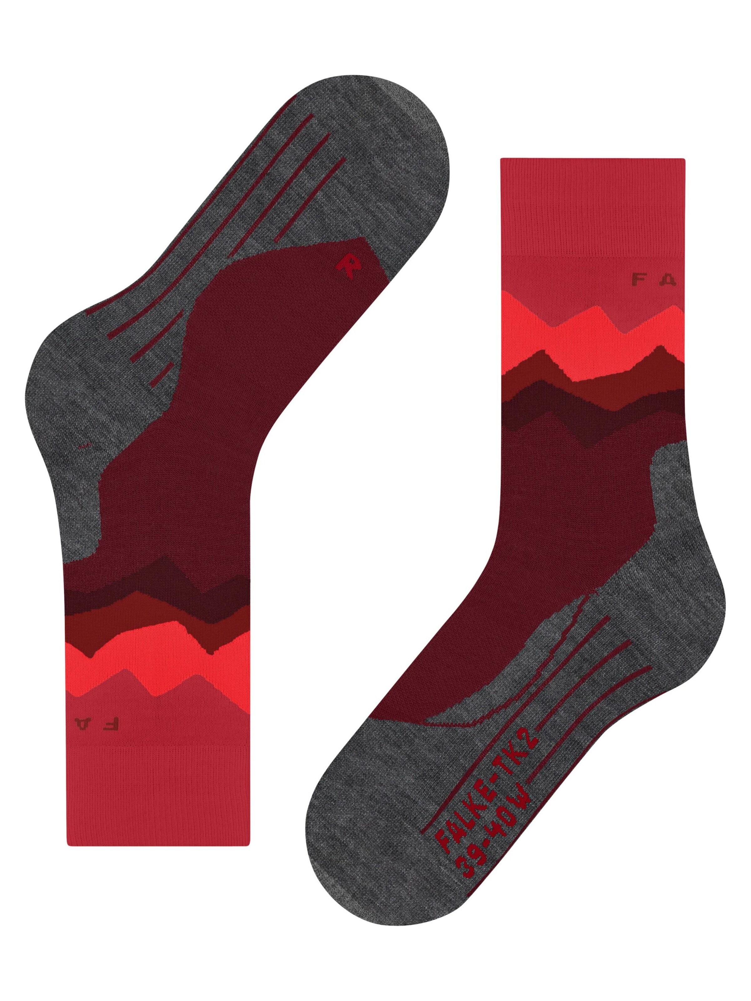 FALKE Sportsocken 'TK2 Explore'‌‌‌‌‌‌‌ in Rot
