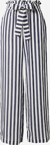 Lollys Laundry Wide leg Broek 'Vicky' in Blauw: voorkant