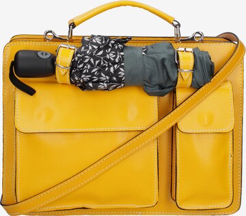 Gave Lux Briefcase in Yellow: front