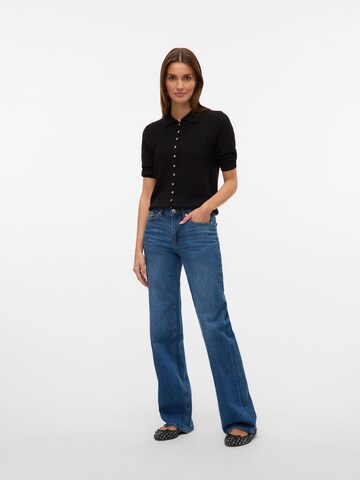VERO MODA Gebreid vest 'VMPanama' in Zwart