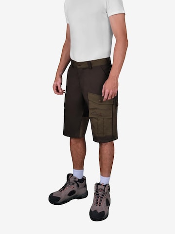 normani Regular Outdoor Pants 'Ahvaz' in Brown
