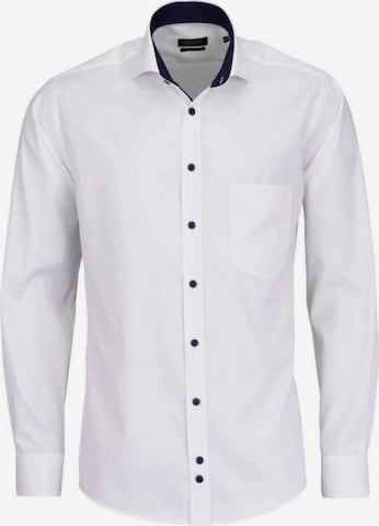 Hatico Regular fit Button Up Shirt in White: front