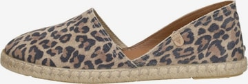 VERBENAS Instappers 'Carmen' in Beige: voorkant