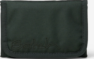 Portamonete di Satch in verde: frontale