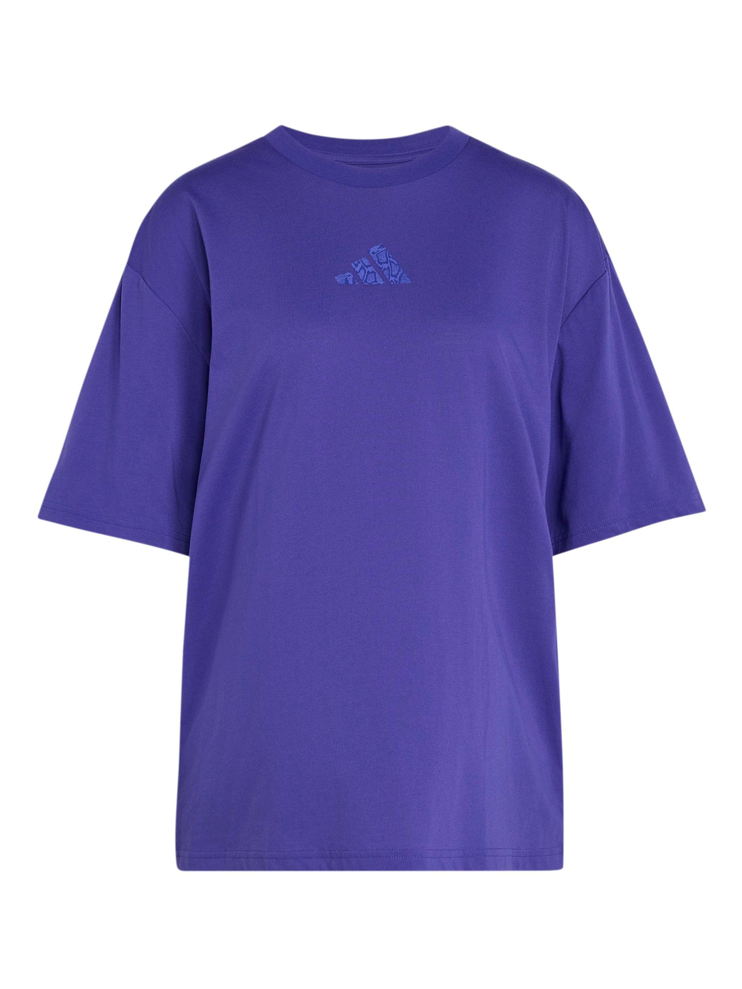 ADIDAS PERFORMANCETehnička sportska majica - ljubičasta boja: prednji dio