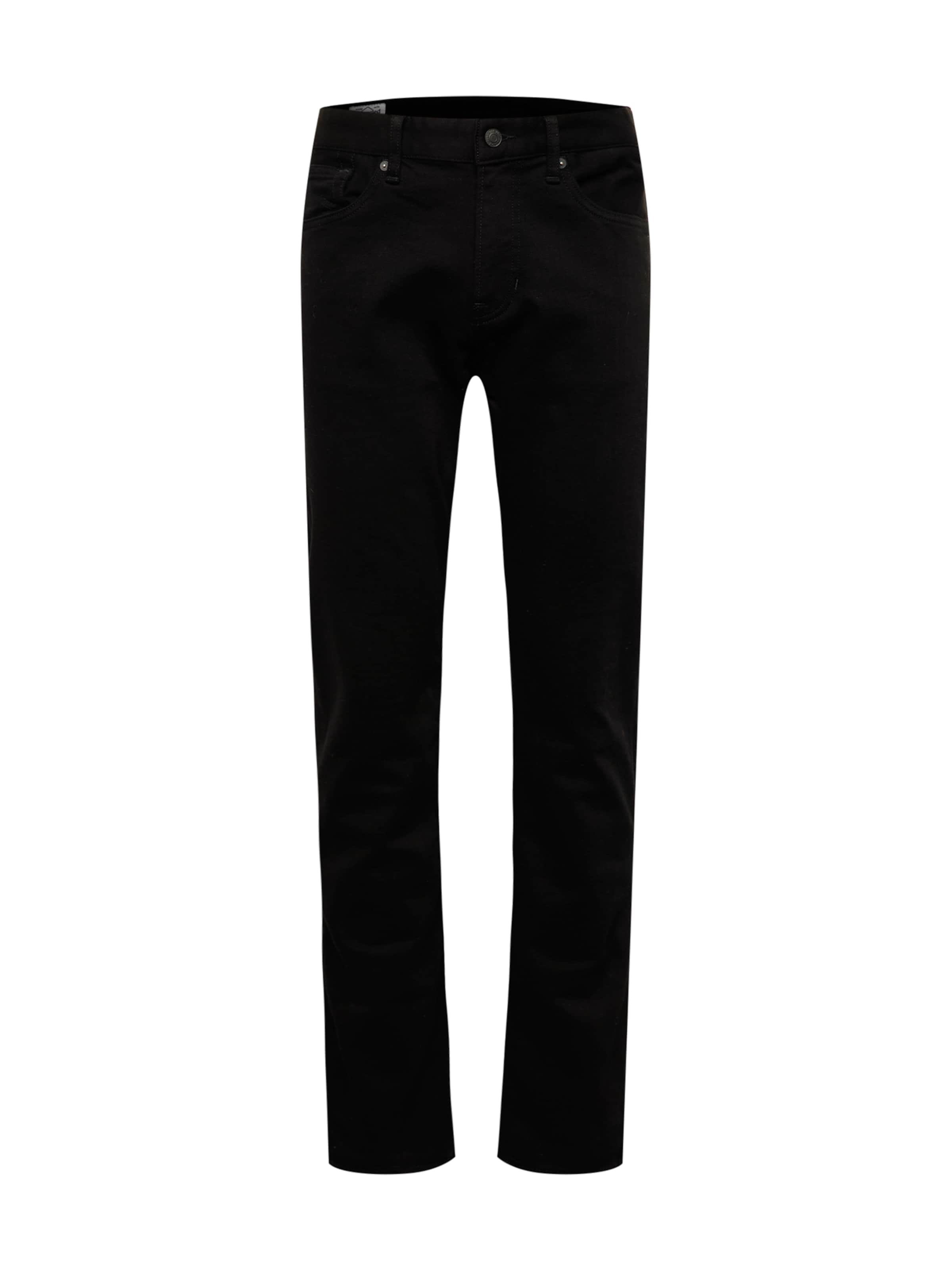 Kings Of Indigo Regular Дънки 'CHARLES' в черно: отпред