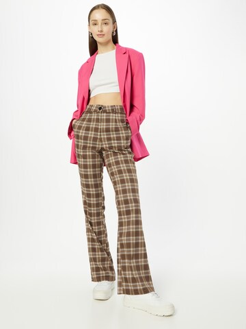 Nasty Gal Boot cut Trousers in Brown