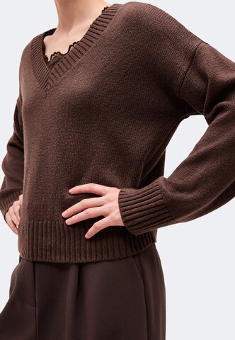 HOLLISTER Sweater in Brown