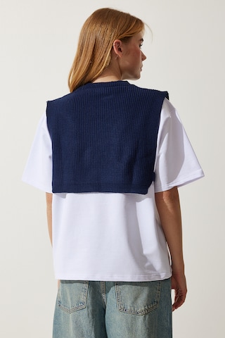 Happiness İstanbul Pulóver - kék