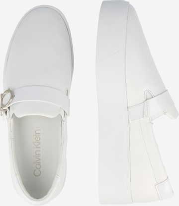 Calvin Klein Classic Flats in White