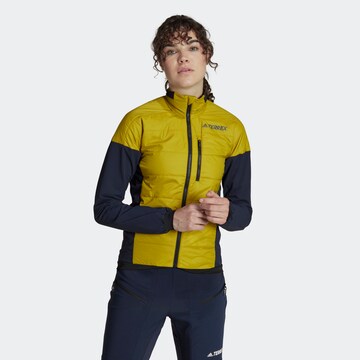 Veste outdoor ADIDAS TERREX en bleu : devant