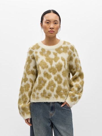 OBJECT - Jersey 'OBJPIPSY' en beige: frente