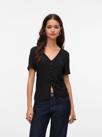 Chemisier 'VMMikka' VERO MODA en noir : devant