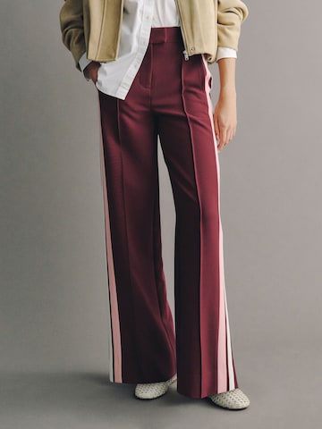 Wide leg Pantaloni di Next in rosso: frontale