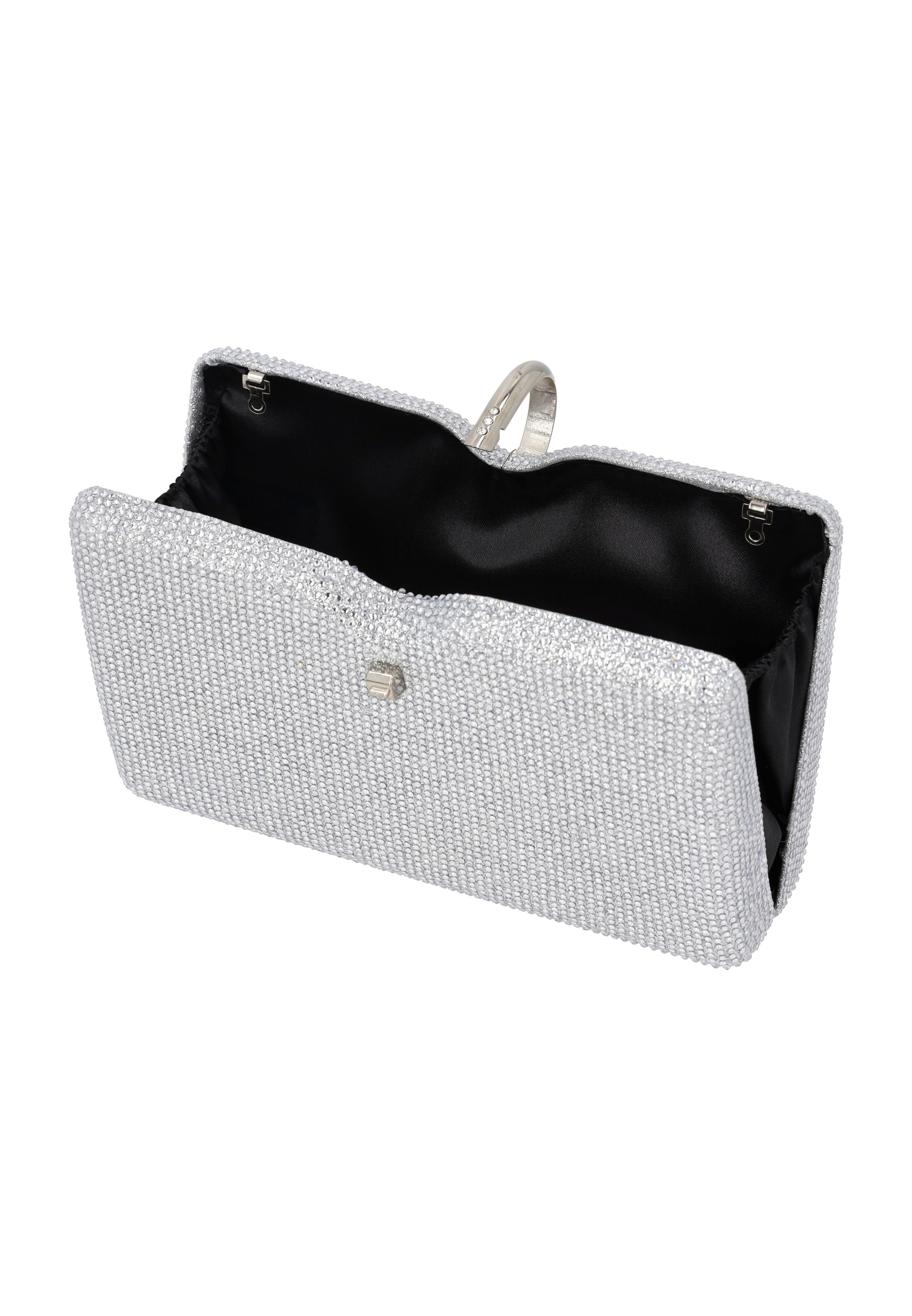 usha BLACK LABEL Clutch in Silver