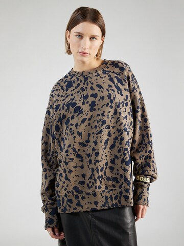 BOSS Sweatshirt 'Eteia1' in Bruin: voorkant