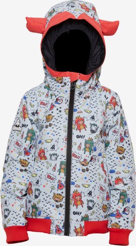 WeeDo Outdoorjacke 'DEVILDO Devil' in Grau: predná strana