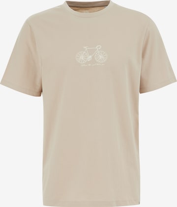 smėlio WE Fashion Marškinėliai: priekis