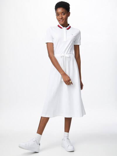 tengerészkék / piros / fehér TOMMY HILFIGER Ruha 'GLOBAL', Modell nézet