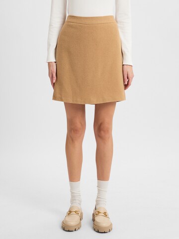 Marie Lund Skirt in Brown: front