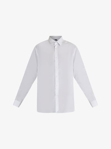LOW BRAND Regular fit Overhemd in Wit: voorkant