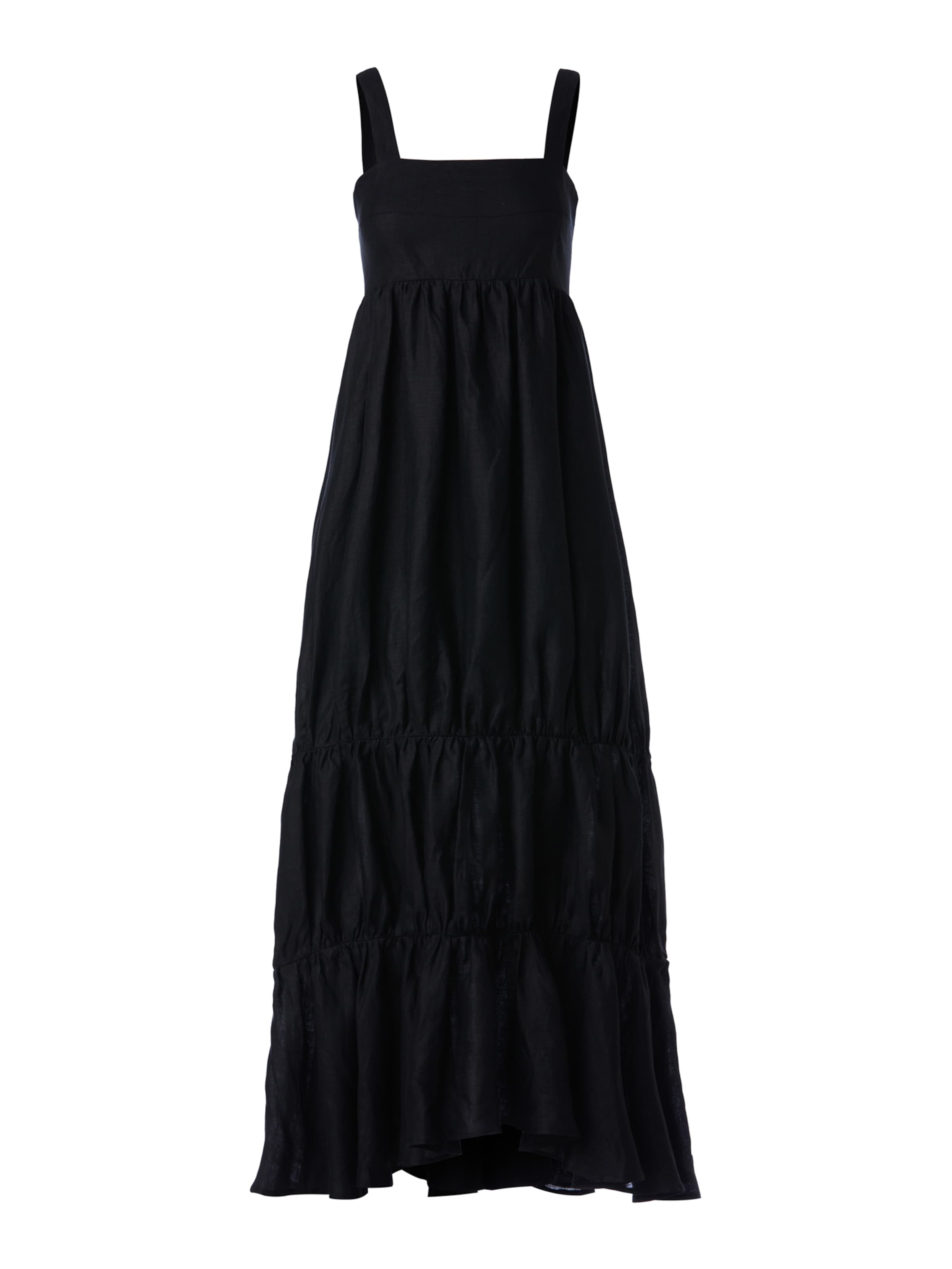 KAN - Vestido 'NIGHTINGALE' en negro: frente