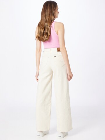 Wide Leg Jean 'STELLA' Lee en beige