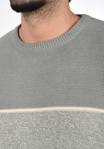 INDICODE JEANS Strickpullover 'Lynn' in Grau