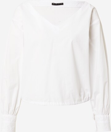 Sisley - Blusa em branco: frente