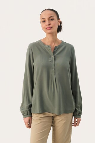 Part Two Blouse 'Anvi' in Green: front