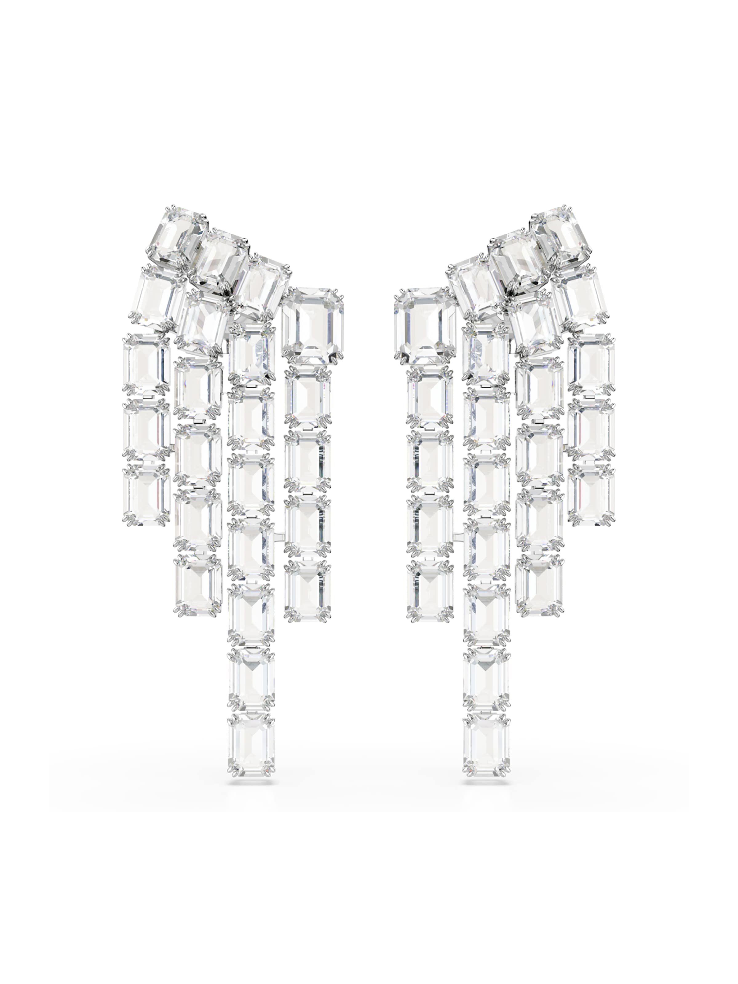 Swarovski Øreringe 'Millenia' i sølv: forside