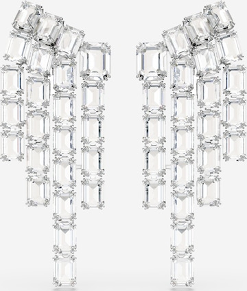 sidabrinė Swarovski Auskarai 'Millenia': priekis