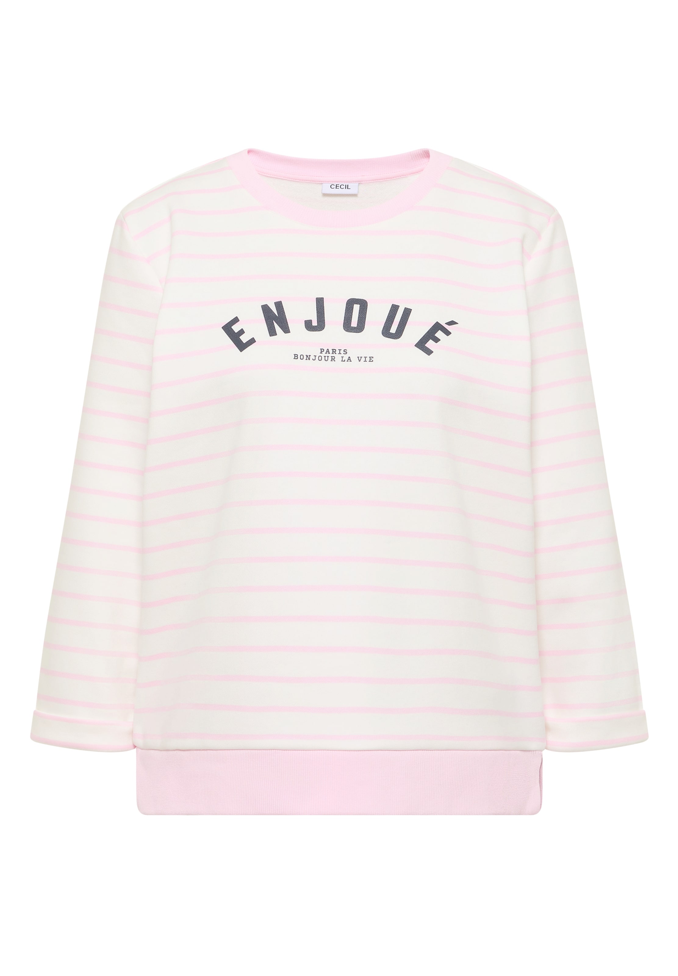 CECIL Sweatshirt in Pink: front