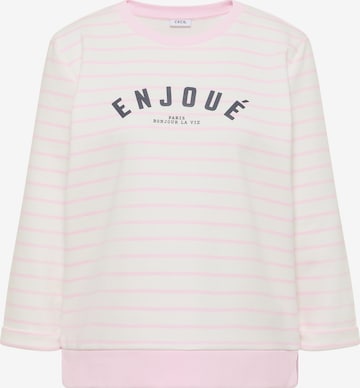 CECIL Sweatshirt in Pink: front
